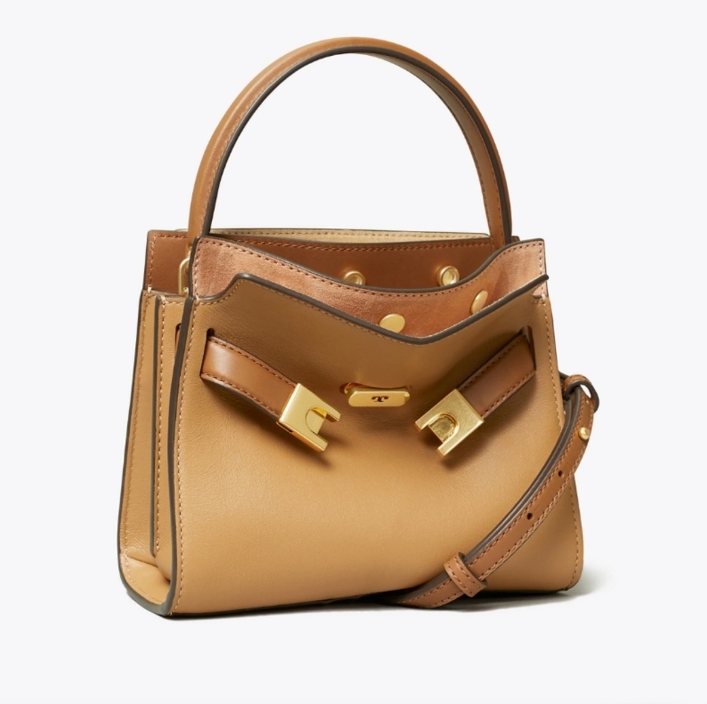 Tory Burch Petite Double Lee Raziwill Tiramisu Handbag